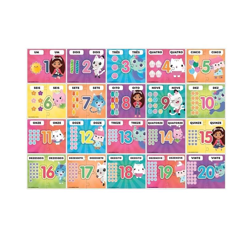 Jogo Educativo dos Números Gabby Mimo Toys - 2157 - Brinquedos